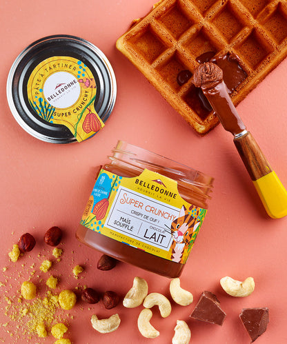 Pâte à tartiner crunchy noisette cajou (16% oléagineux) bio - 2