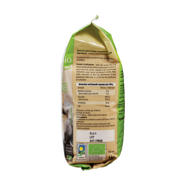 Sucre blond canne bio - 3